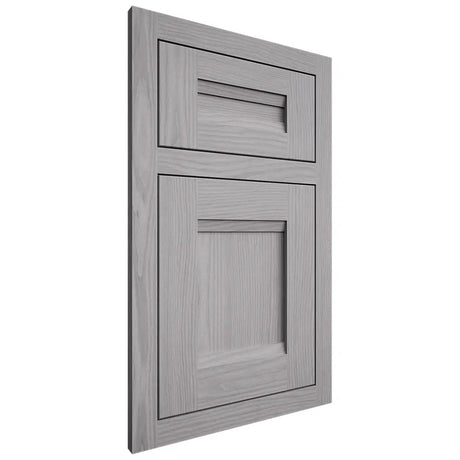 Shiloh Cabinetry Flush Inset Bristol White Oak Plain Cut Stratus Door
