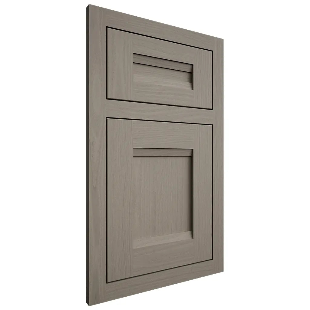 Shiloh Cabinetry Flush Inset Bristol White Oak Plain Cut Thyme Door
