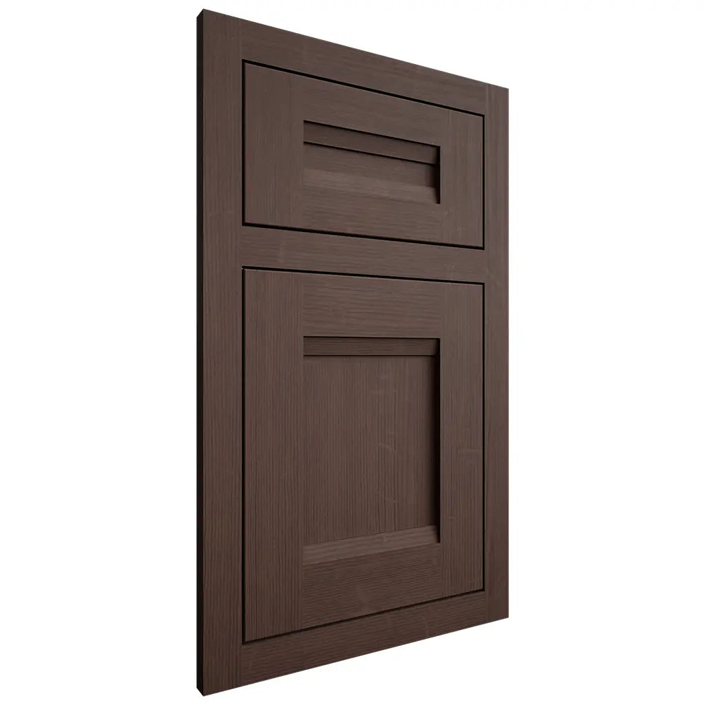 Shiloh Cabinetry Flush Inset Bristol White Oak Quarter Sawn Dusk Door