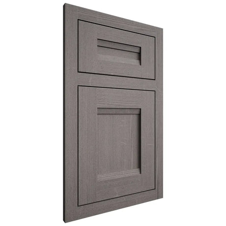 Shiloh Cabinetry Flush Inset Bristol White Oak Quarter Sawn Flagstone Door