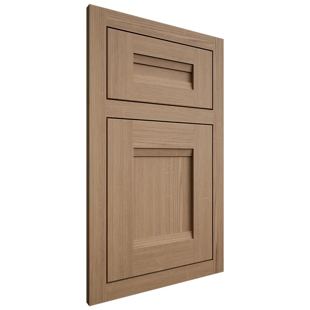 Shiloh Cabinetry Flush Inset Bristol White Oak Quarter Sawn Natural Door
