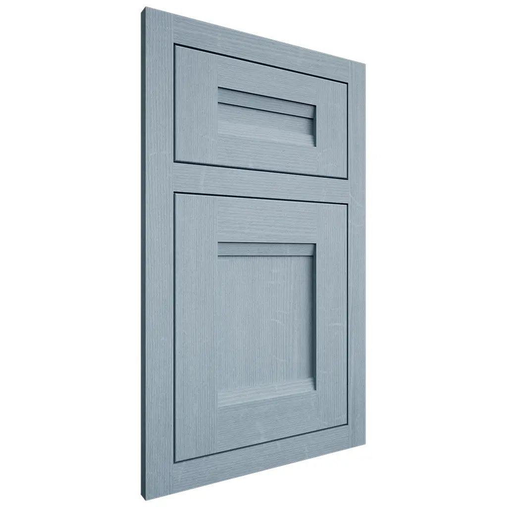 Shiloh Cabinetry Flush Inset Bristol White Oak Quarter Sawn Sky Door
