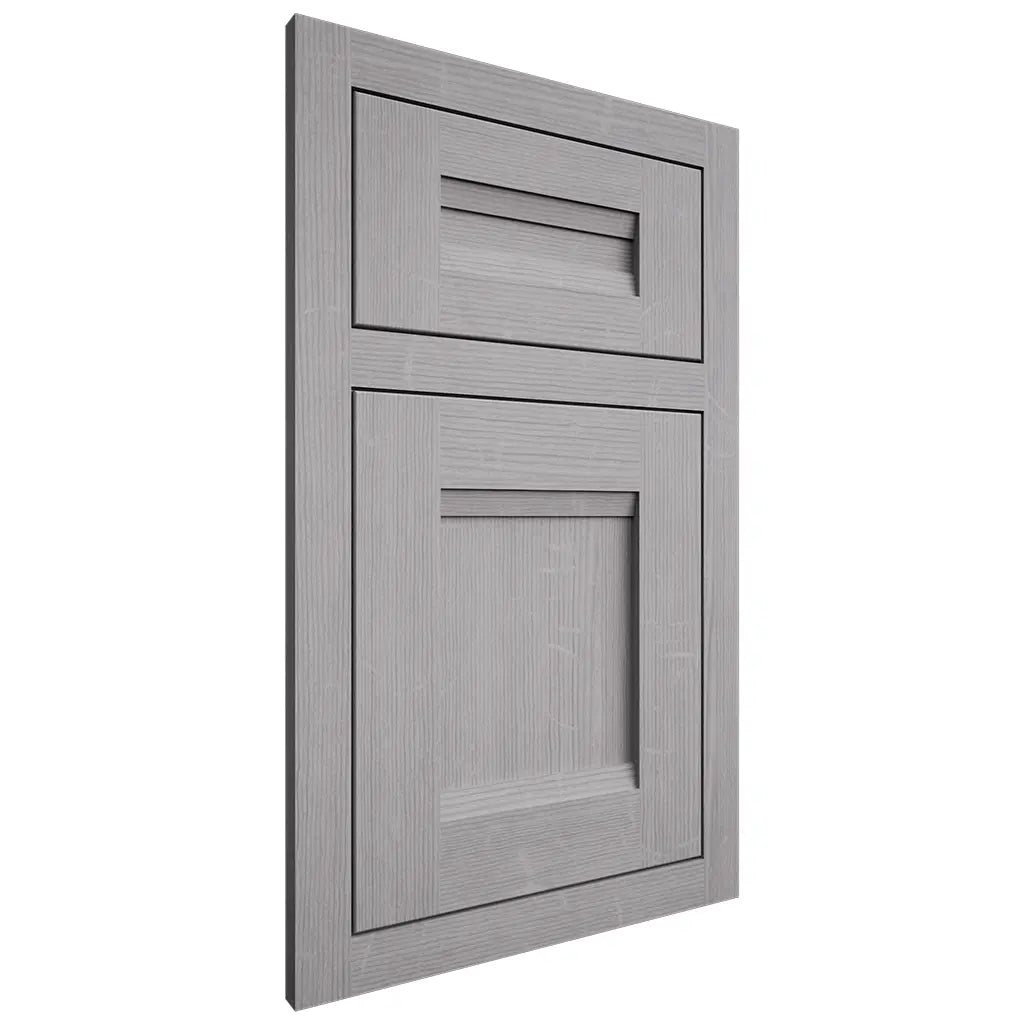 Shiloh Cabinetry Flush Inset Bristol White Oak Quarter Sawn Stratus Door