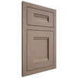 Shiloh Cabinetry Flush Inset Bristol White Oak Rift Cut Almond Door
