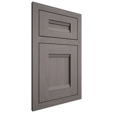 Shiloh Cabinetry Flush Inset Bristol White Oak Rift Cut Flagstone Door