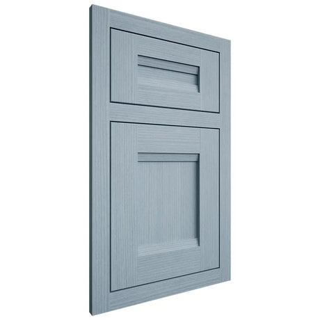 Shiloh Cabinetry Flush Inset Bristol White Oak Rift Cut Sky Door