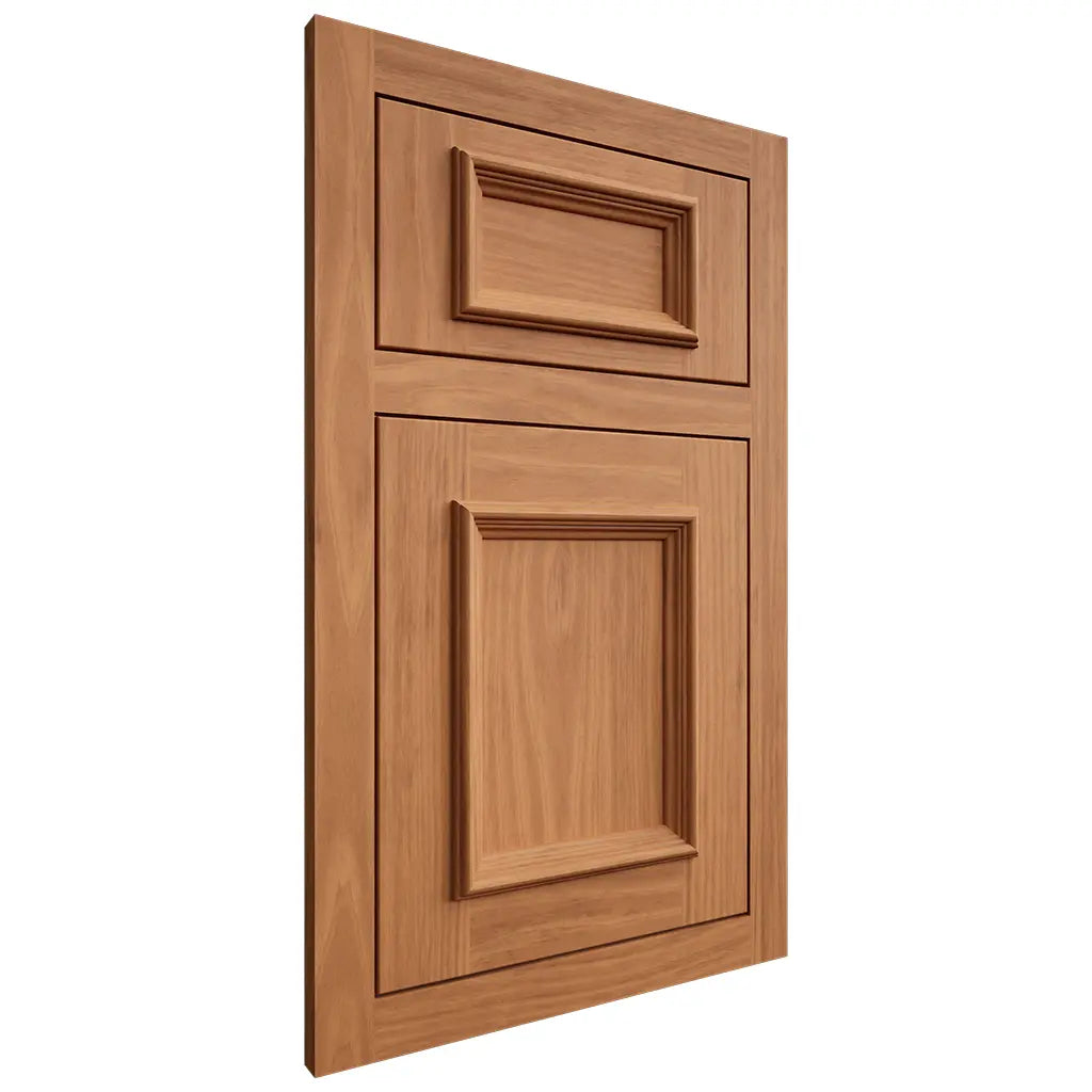 Shiloh Cabinetry Flush Inset Charleston Cherry Plain Cut Medium Door