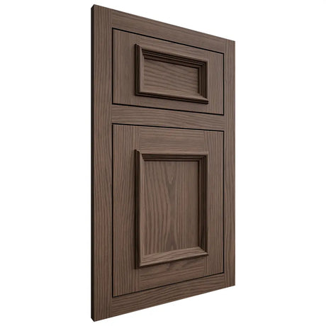 Shiloh Cabinetry Flush Inset Charleston White Oak Plain Cut Mineral Door
