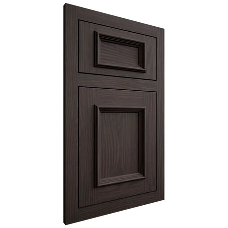 Shiloh Cabinetry Flush Inset Charleston White Oak Plain Cut Morel Door