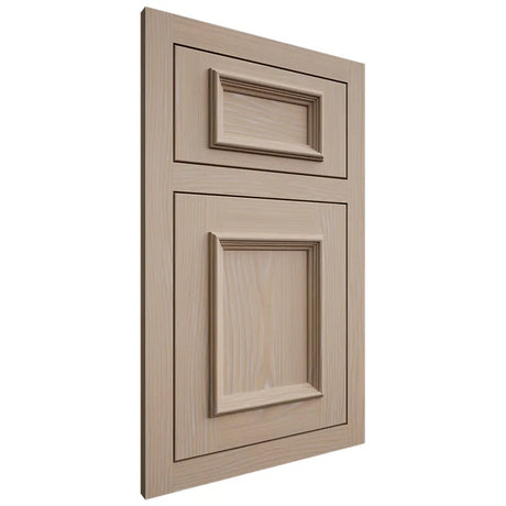Shiloh Cabinetry Flush Inset Charleston White Oak Plain Cut Straw Door