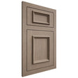 Shiloh Cabinetry Flush Inset Charleston White Oak Quarter Sawn Almond Door