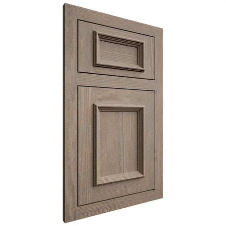 Shiloh Cabinetry Flush Inset Charleston White Oak Quarter Sawn Almond Door