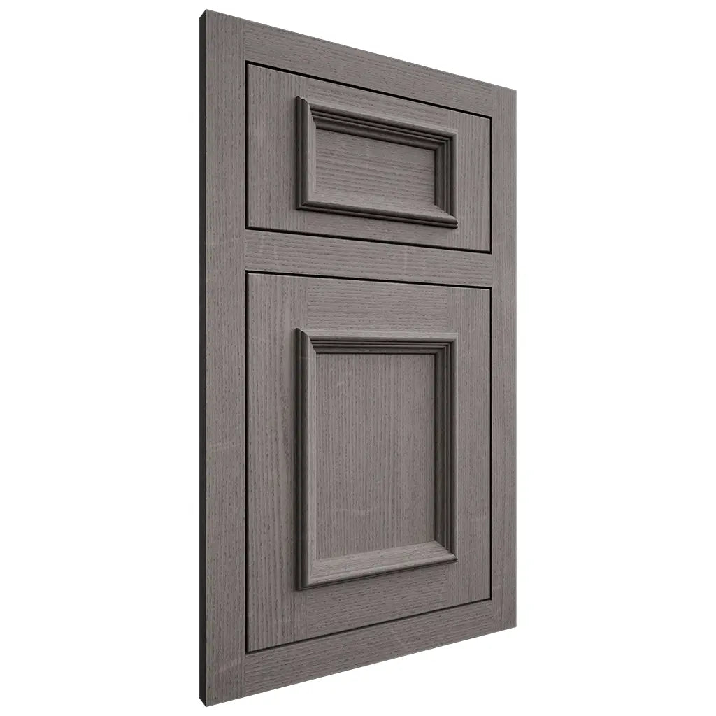 Shiloh Cabinetry Flush Inset Charleston White Oak Quarter Sawn Flagstone Door