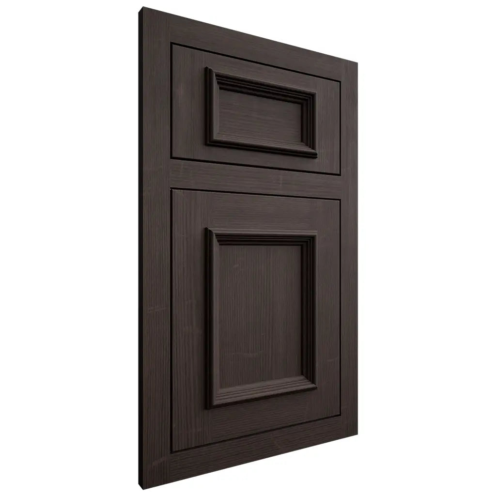 Shiloh Cabinetry Flush Inset Charleston White Oak Quarter Sawn Morel Door