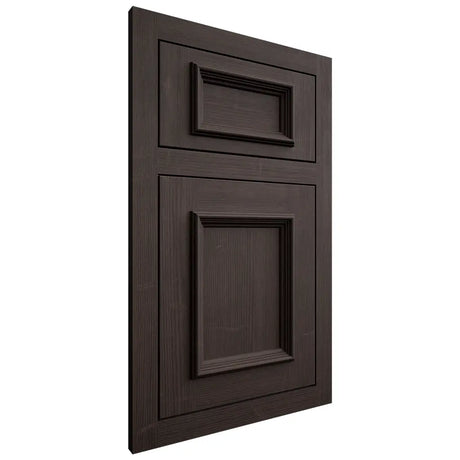 Shiloh Cabinetry Flush Inset Charleston White Oak Quarter Sawn Morel Door
