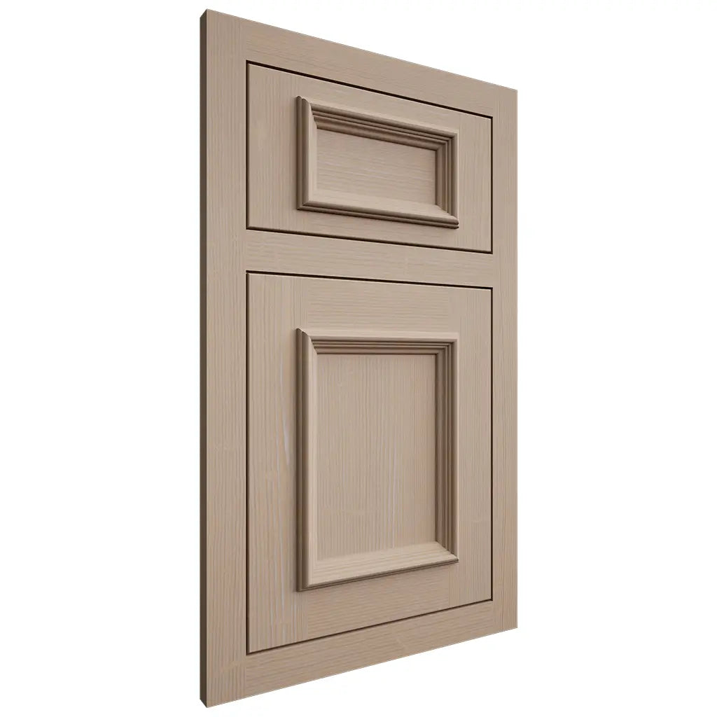 Shiloh Cabinetry Flush Inset Charleston White Oak Quarter Sawn Straw Door