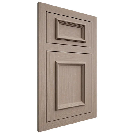 Shiloh Cabinetry Flush Inset Charleston White Oak Quarter Sawn Whitewash Door