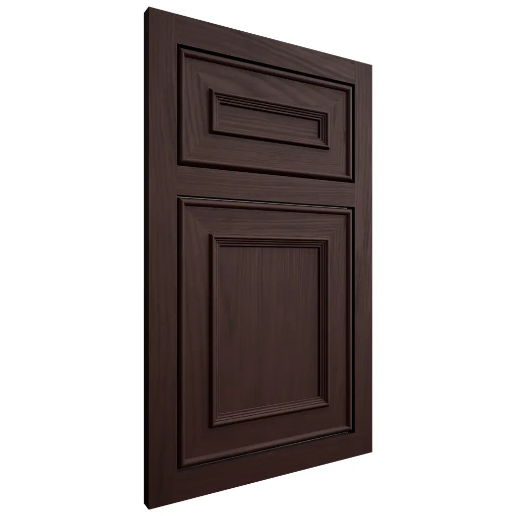 Shiloh Cabinetry Flush Inset Dalton Alder Plain Cut Bistre Door