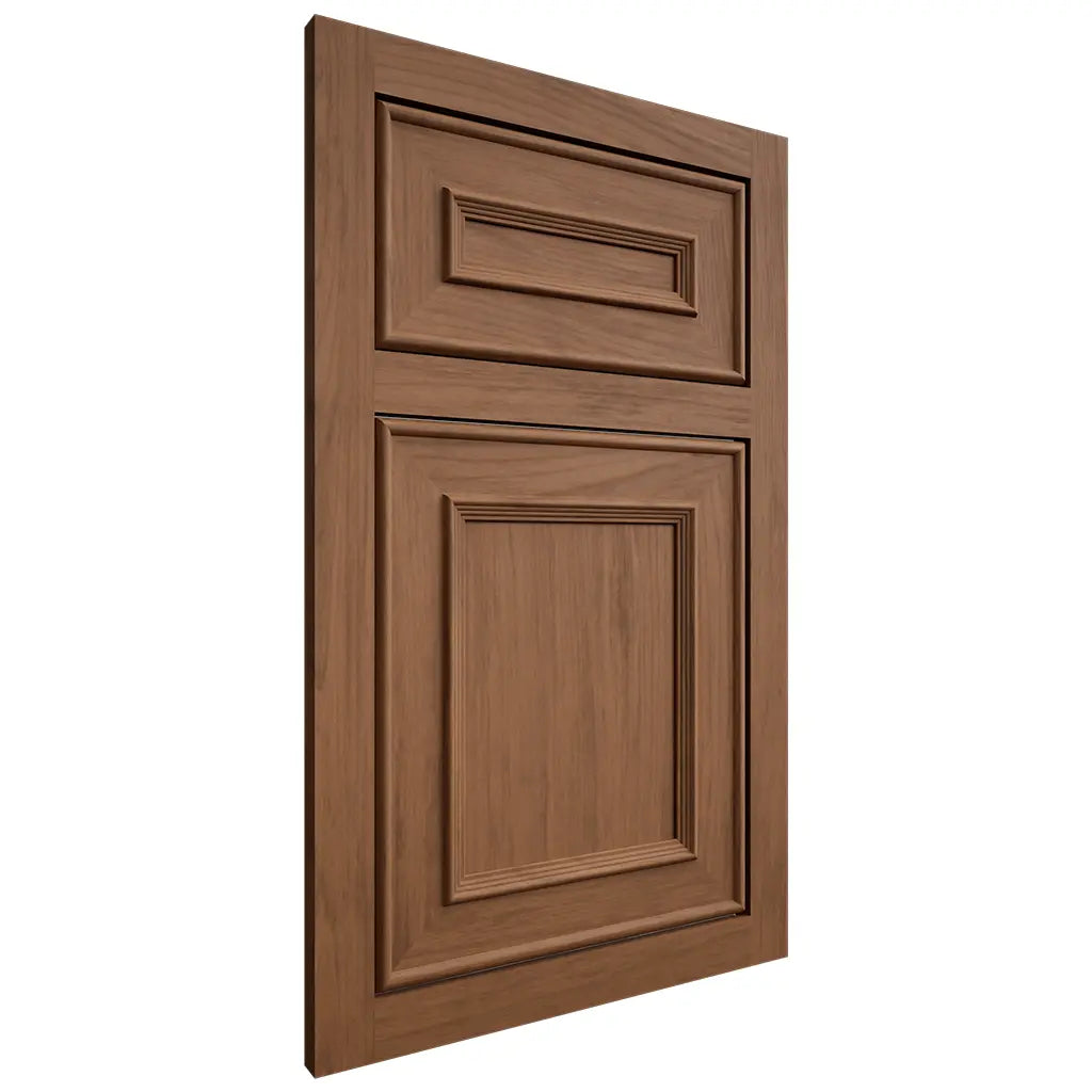 Shiloh Cabinetry Flush Inset Dalton Alder Plain Cut Walnut Door