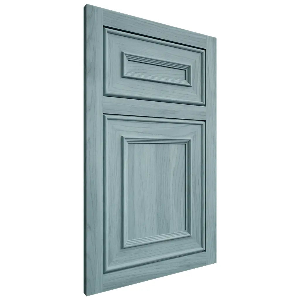 Shiloh Cabinetry Flush Inset Dalton Hickory Plain Cut Sky Door