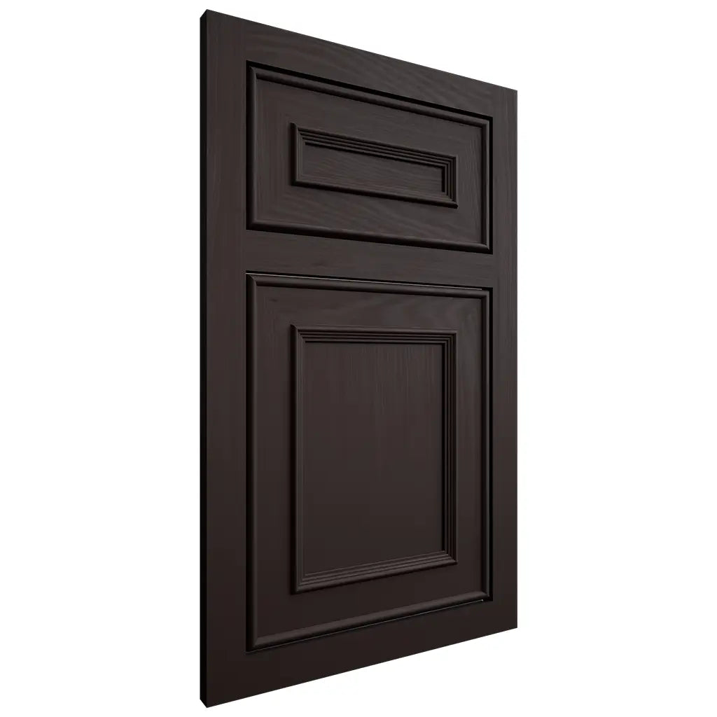 Shiloh Cabinetry Flush Inset Dalton Maple Plain Cut Espresso Door