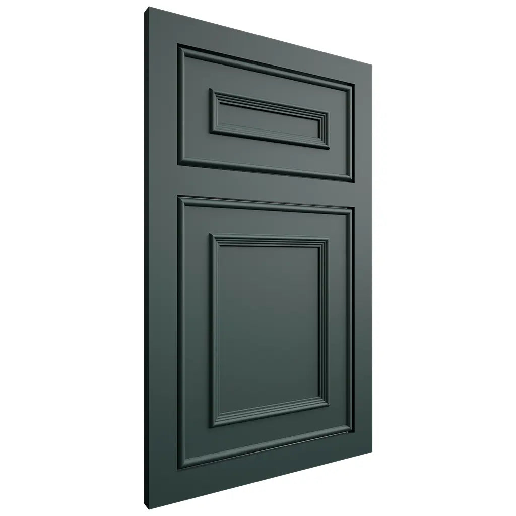 Shiloh Cabinetry Flush Inset Dalton Paintable Billiard Green Door