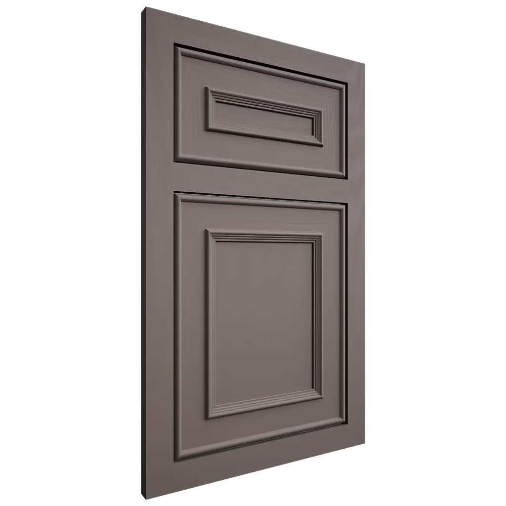 Shiloh Cabinetry Flush Inset Dalton Poplar Plain Cut Heatherstone Door