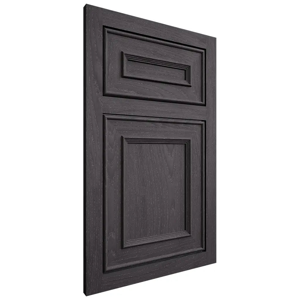 Shiloh Cabinetry Flush Inset Dalton Red Oak Plain Cut Harbor Door