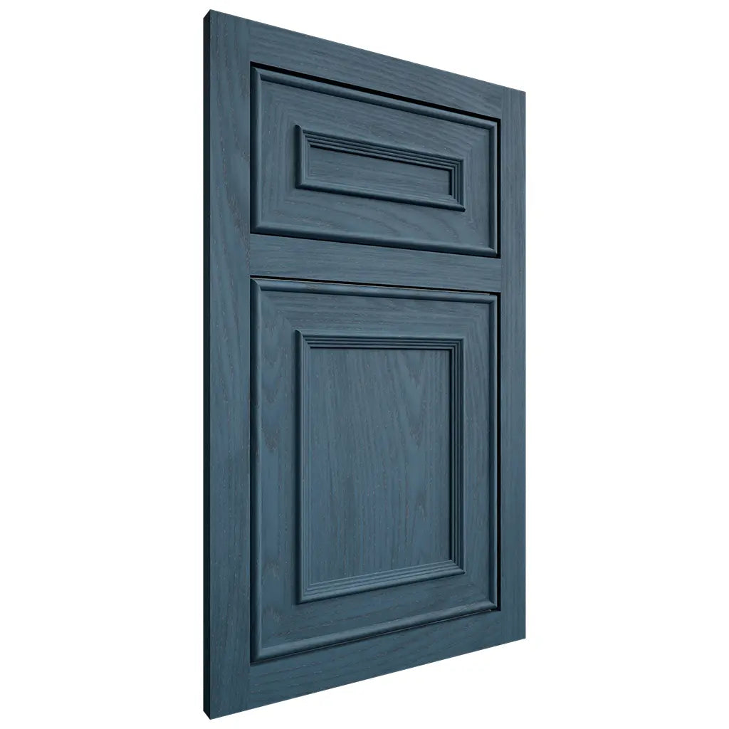 Shiloh Cabinetry Flush Inset Dalton Red Oak Plain Cut Hudson Door