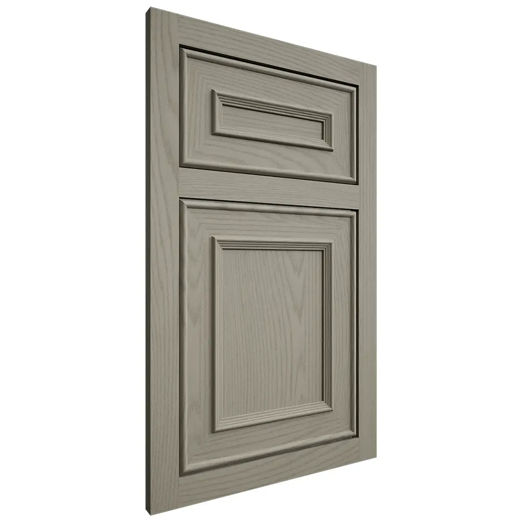 Shiloh Cabinetry Flush Inset Dalton Red Oak Plain Cut Thyme Door