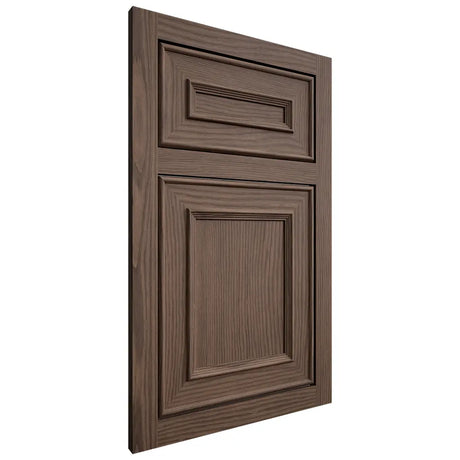 Shiloh Cabinetry Flush Inset Dalton White Oak Plain Cut Mineral Door