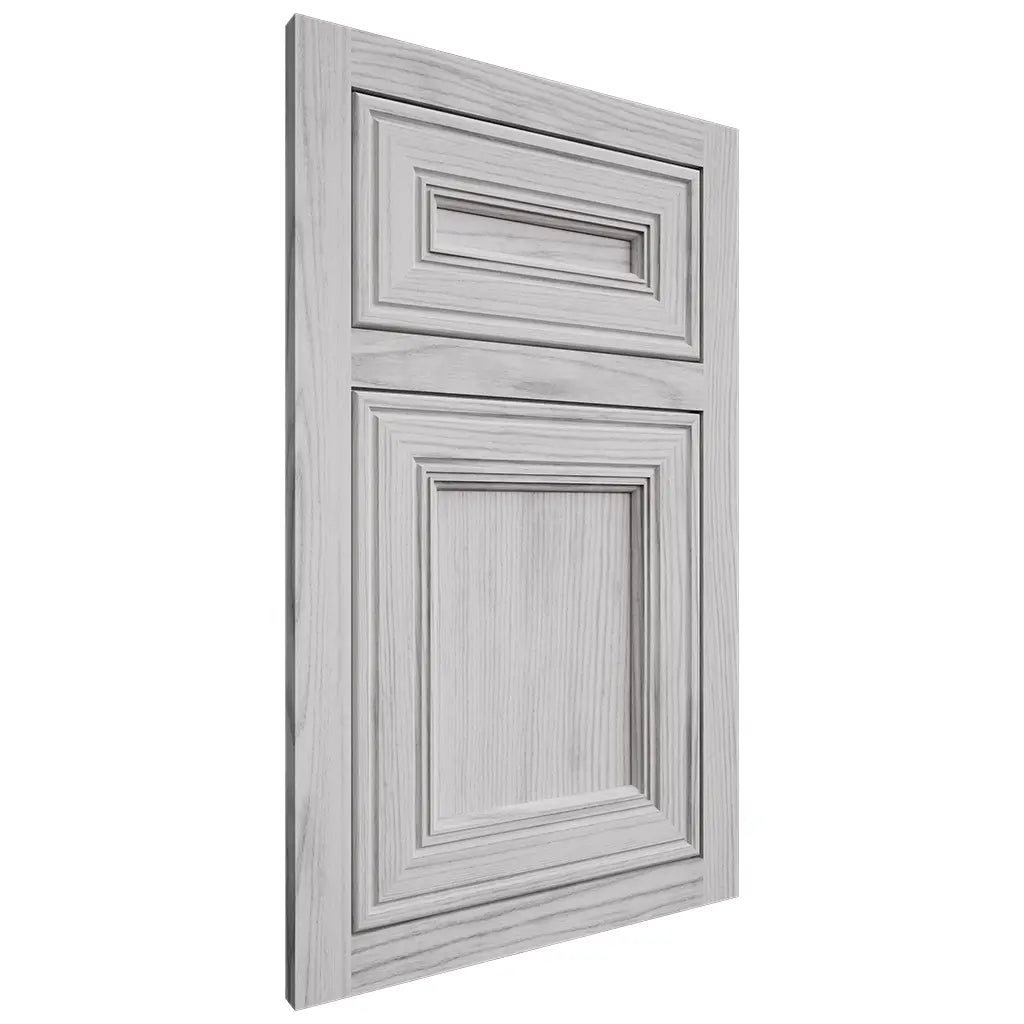 Shiloh Cabinetry Flush Inset Glenbrook Walnut Plain Cut Stratus Door