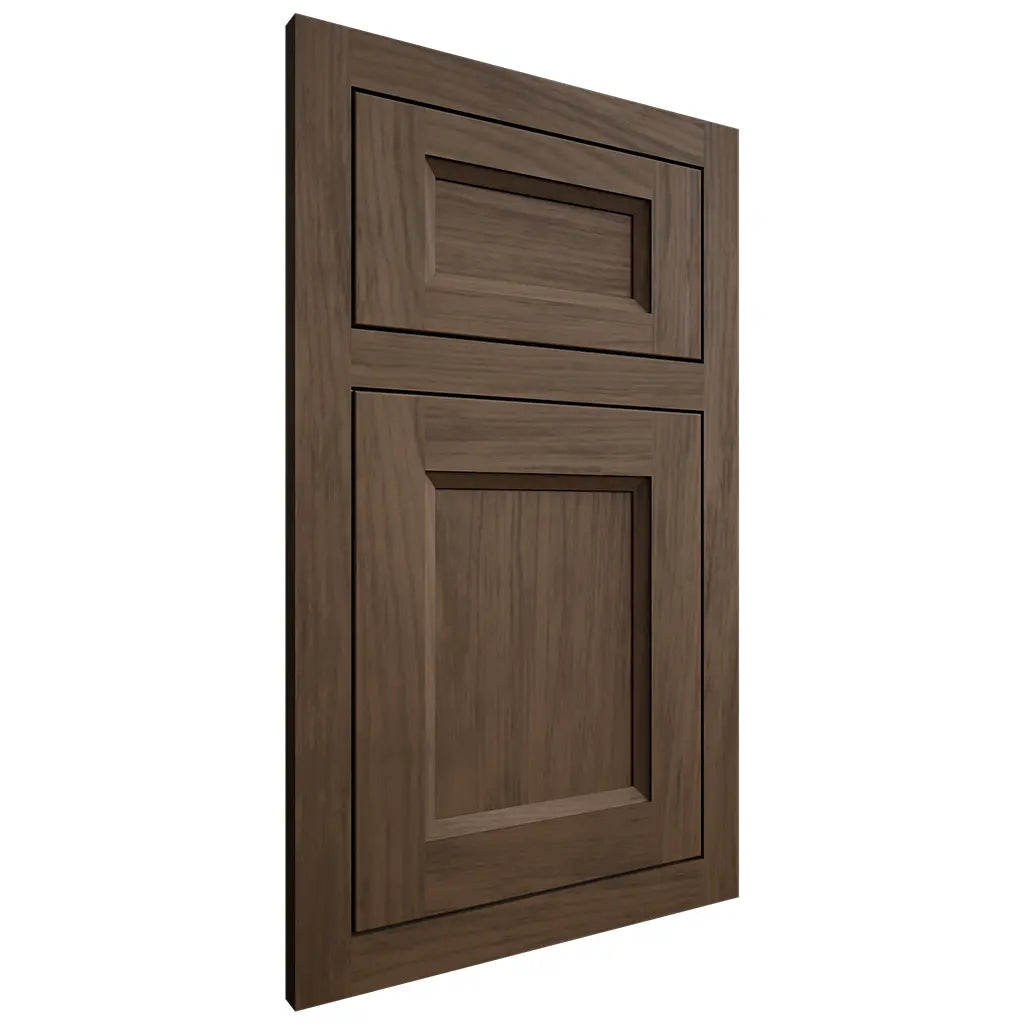 Shiloh Cabinetry Flush Inset Greensboro Alder Plain Cut Caviar Door