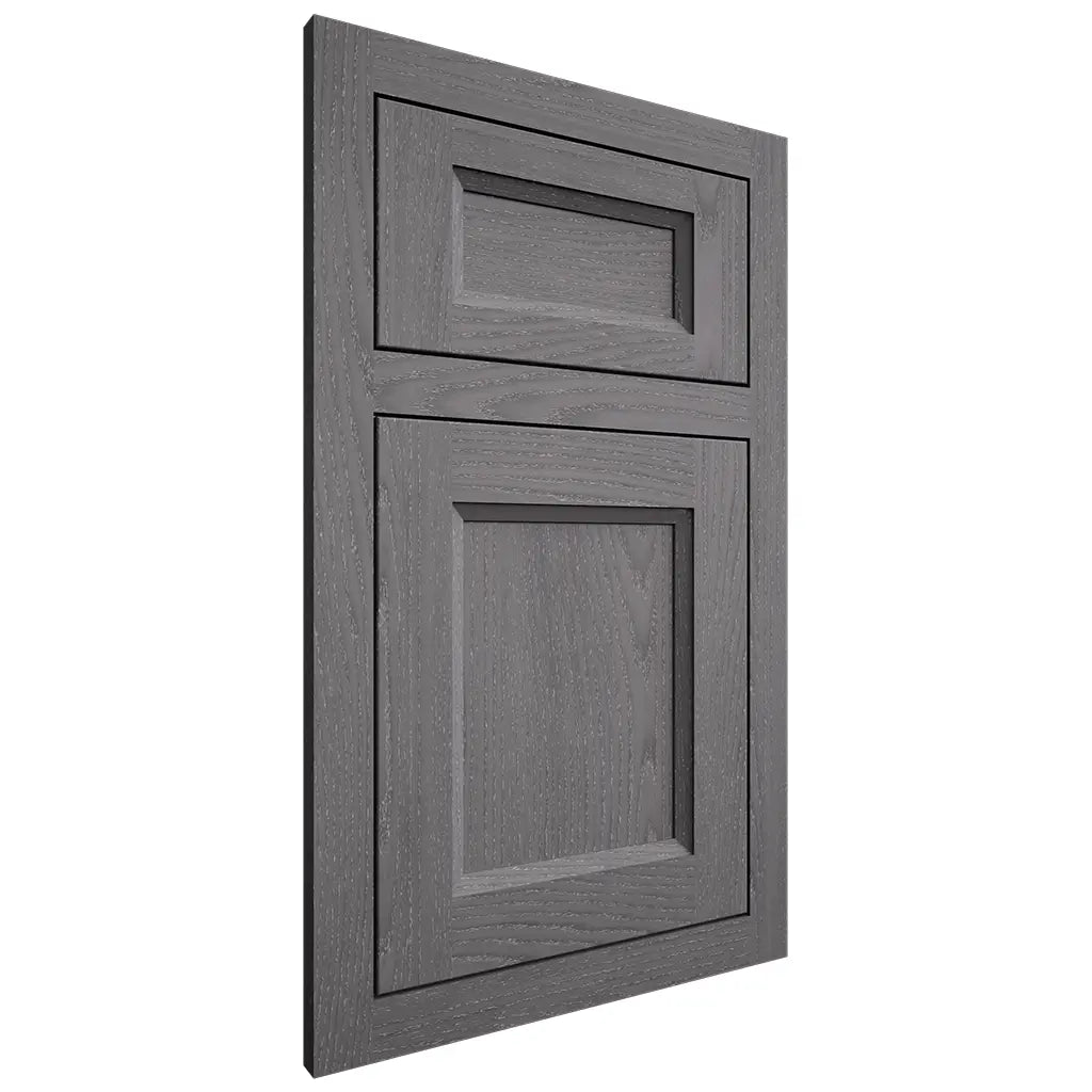 Shiloh Cabinetry Flush Inset Greensboro Red Oak Plain Cut Cadet Door