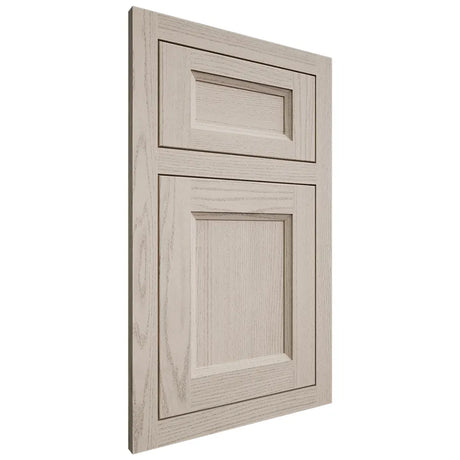 Shiloh Cabinetry Flush Inset Greensboro Walnut Plain Cut Seagull Door