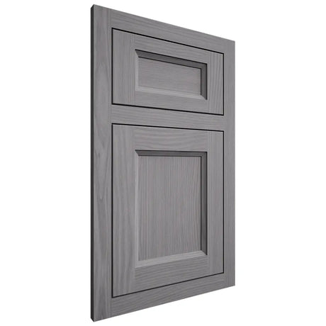 Shiloh Cabinetry Flush Inset Greensboro White Oak Plain Cut Sterling Door