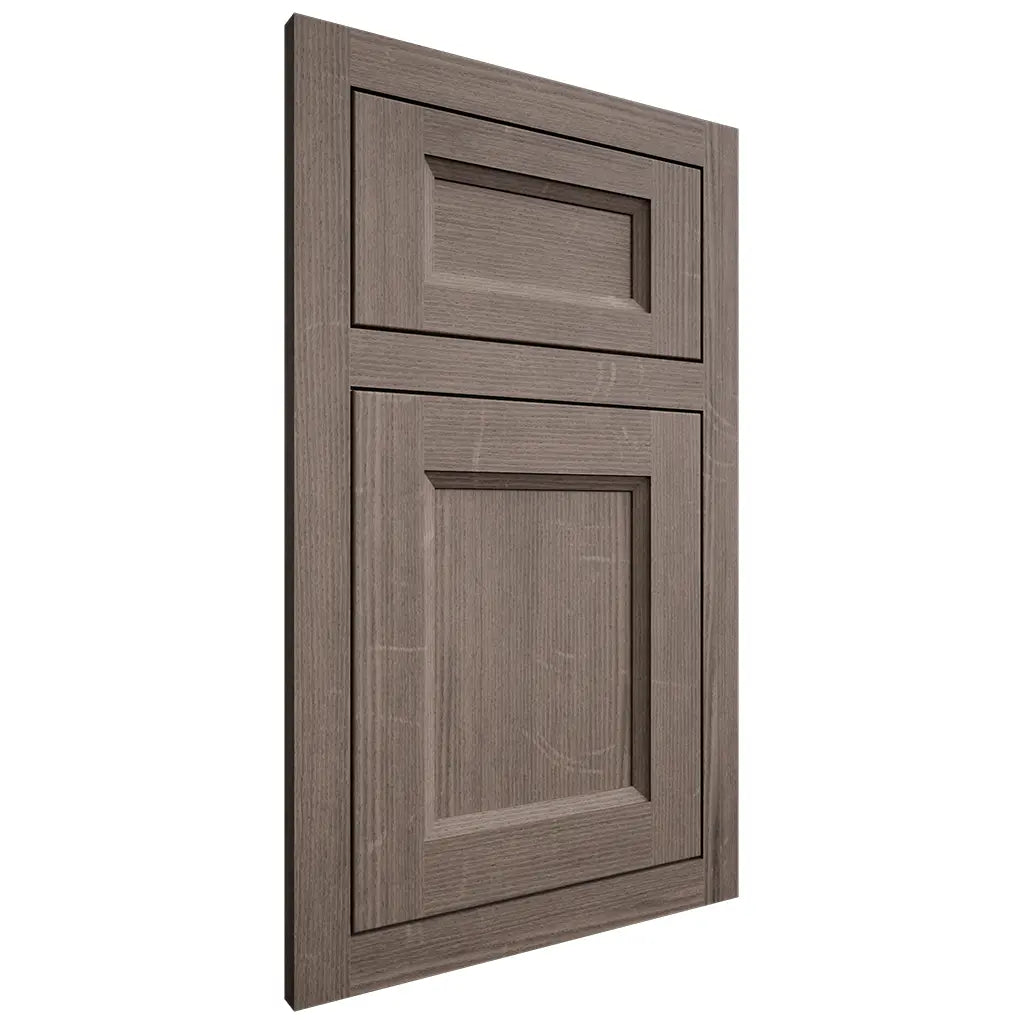 Shiloh Cabinetry Flush Inset Greensboro White Oak Quarter Sawn Clay Door