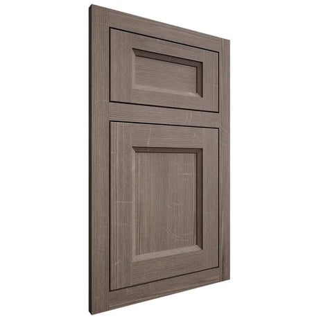 Shiloh Cabinetry Flush Inset Greensboro White Oak Quarter Sawn Clay Door