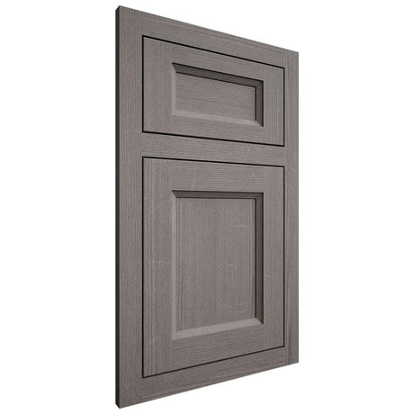Shiloh Cabinetry Flush Inset Greensboro White Oak Quarter Sawn Flagstone Door