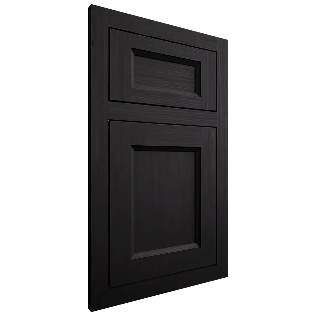 Shiloh Cabinetry Flush Inset Greensboro White Oak Quarter Sawn Ink Door