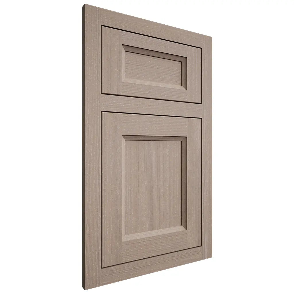 Shiloh Cabinetry Flush Inset Greensboro White Oak Quarter Sawn Whitewash Door