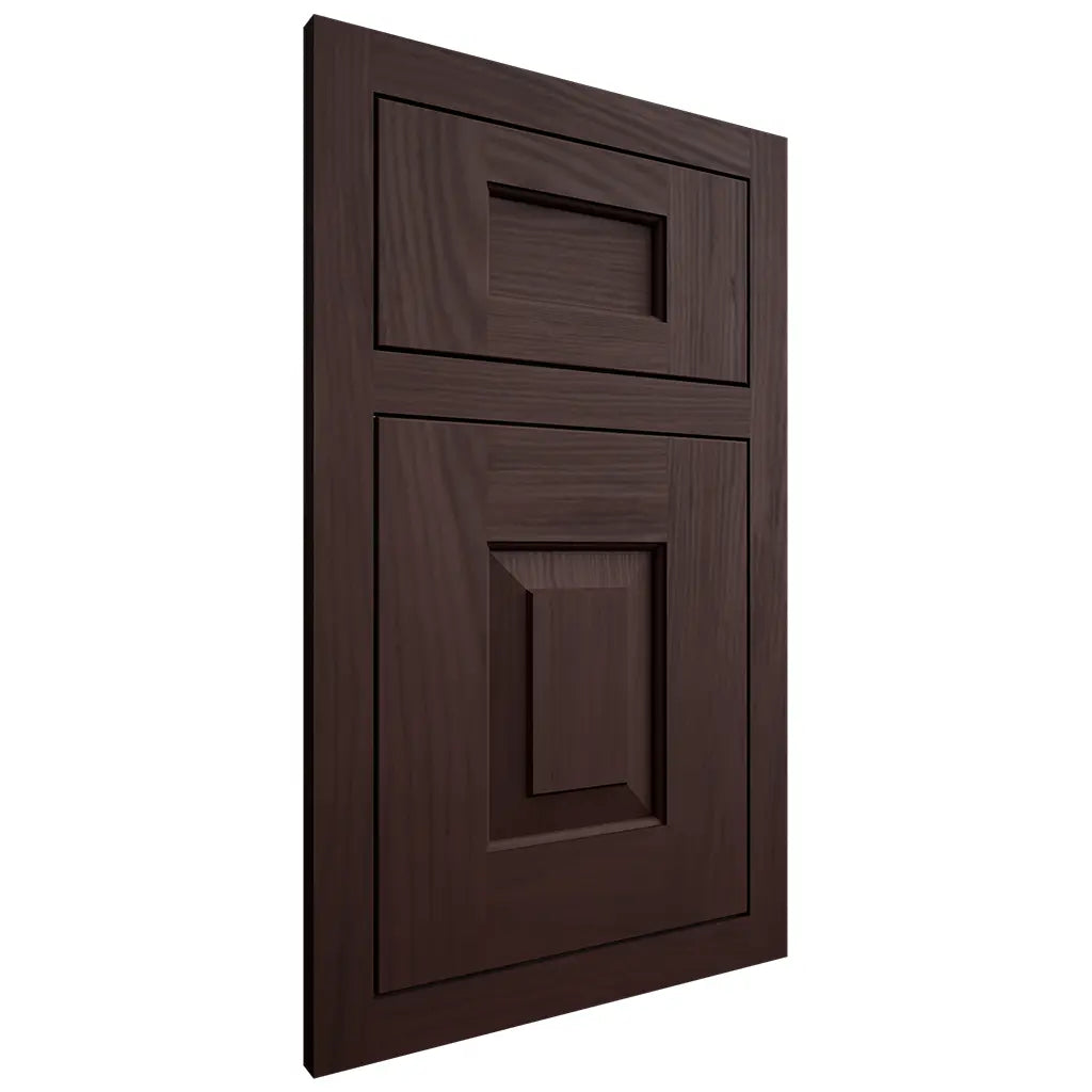 Shiloh Cabinetry Flush Inset Hamlin Alder Plain Cut Bistre Door