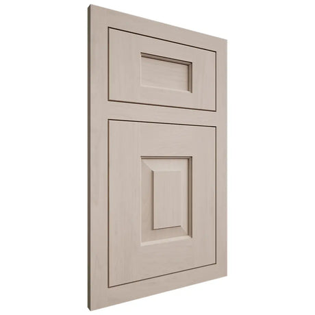 Shiloh Cabinetry Flush Inset Hamlin Alder Plain Cut White Sands Door