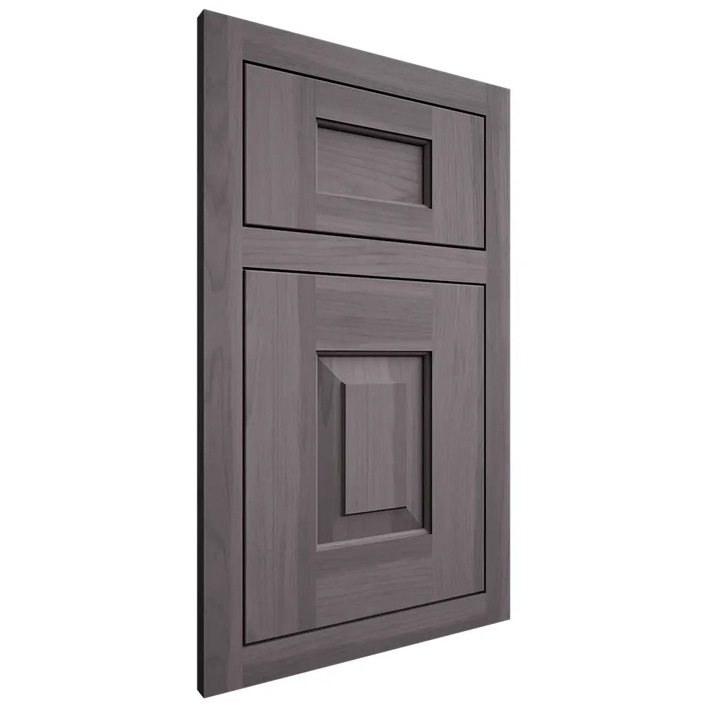 Shiloh Cabinetry Flush Inset Hamlin Hickory Plain Cut Cadet Door