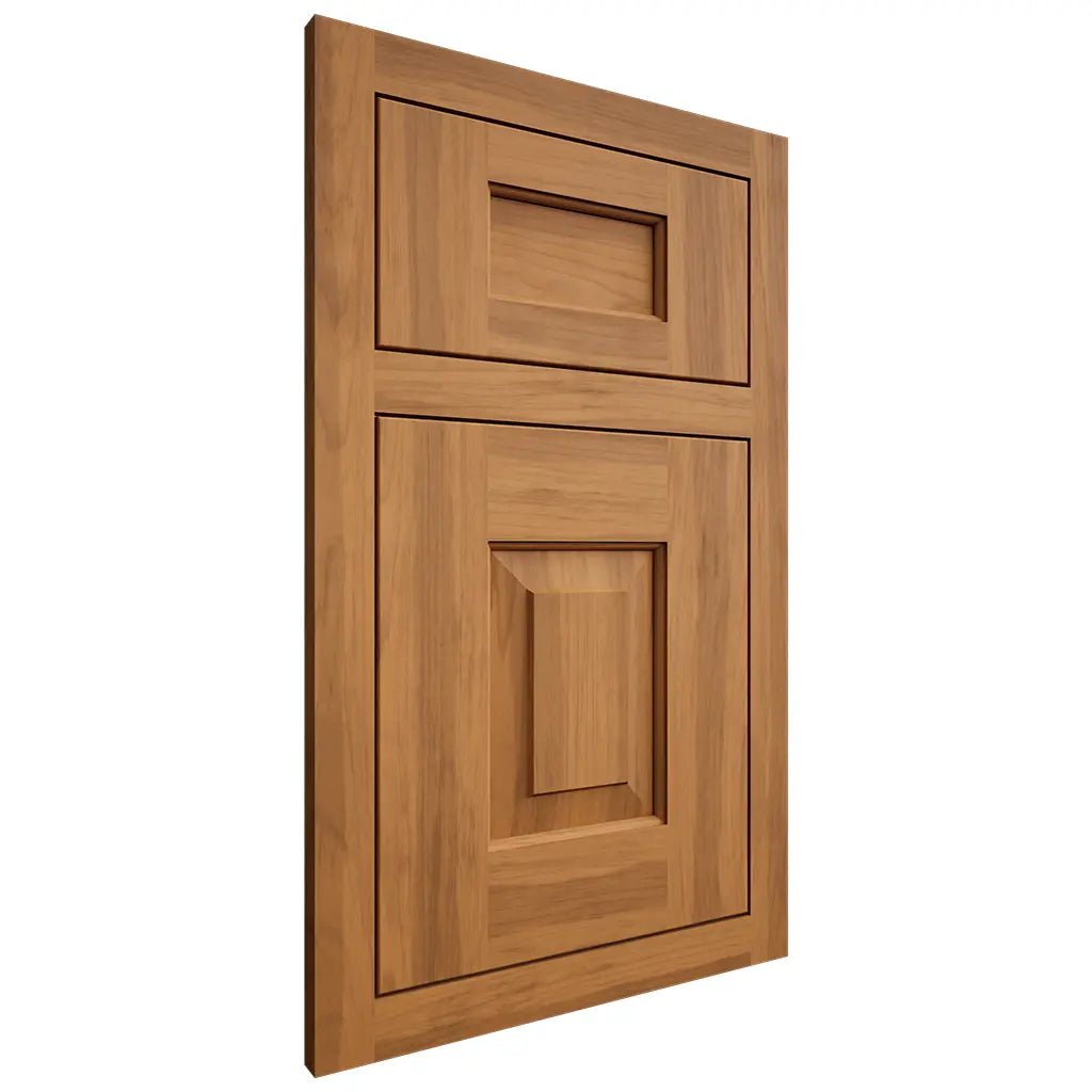 Shiloh Cabinetry Flush Inset Hamlin Hickory Plain Cut Medium Door