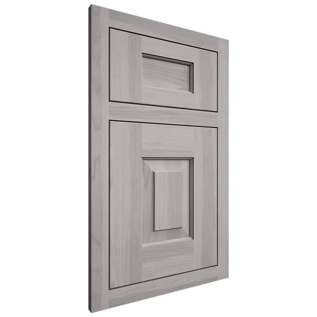 Shiloh Cabinetry Flush Inset Hamlin Hickory Plain Cut Stratus Door