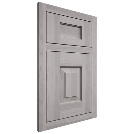 Shiloh Cabinetry Flush Inset Hamlin Hickory Plain Cut Stratus Door