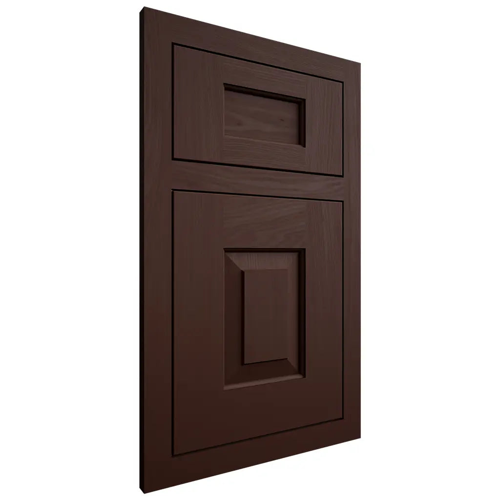 Shiloh Cabinetry Flush Inset Hamlin Maple Plain Cut Cocoa Door