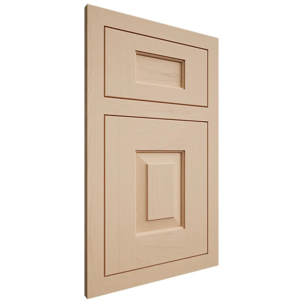 Shiloh Cabinetry Flush Inset Hamlin Maple Plain Cut Natural Door