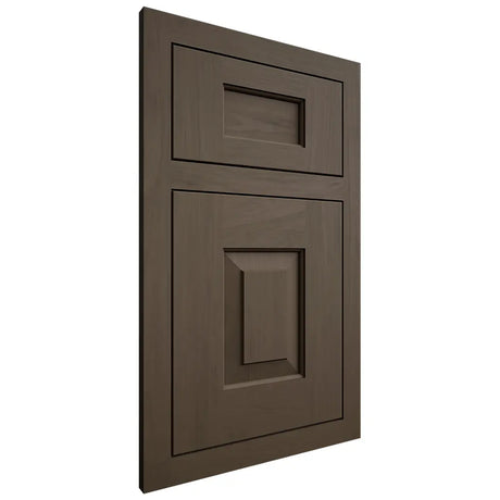 Shiloh Cabinetry Flush Inset Hamlin Maple Plain Cut Perfect Brown Door